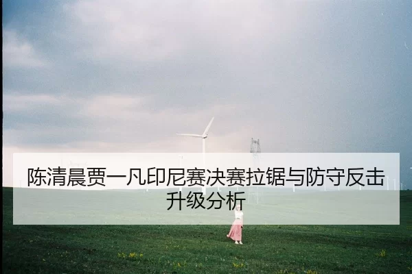 陈清晨贾一凡印尼赛决赛拉锯与防守反击升级分析